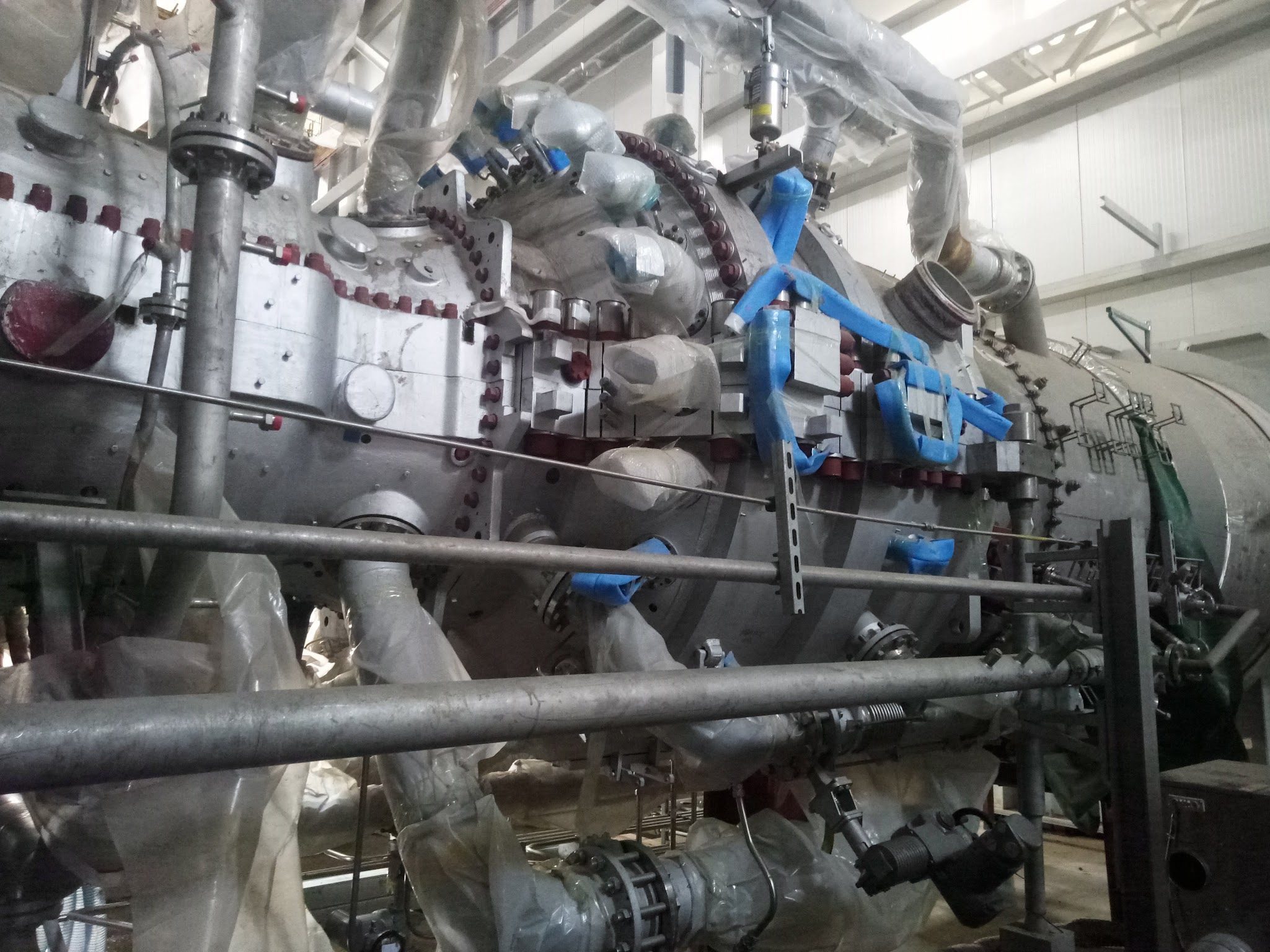 Steam turbine diaphragm during overhaul
